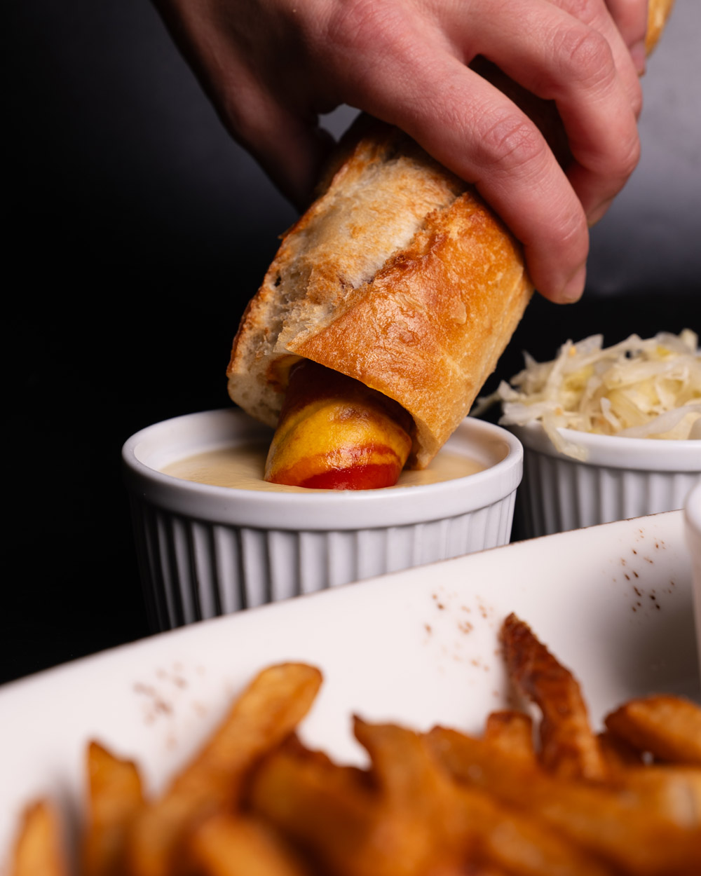 Notre fameux Hot Dog Européen