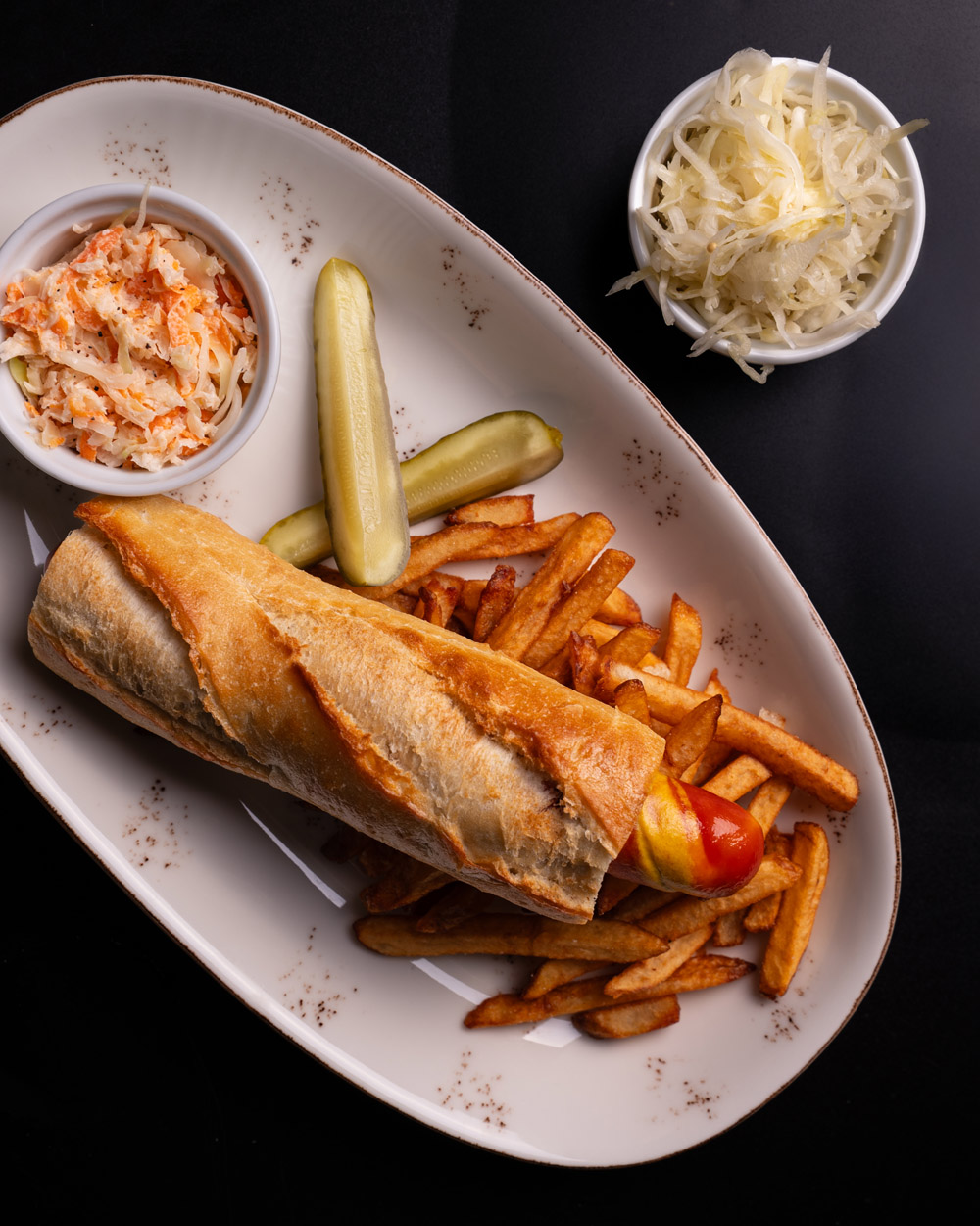 Notre fameux Hot Dog Européen